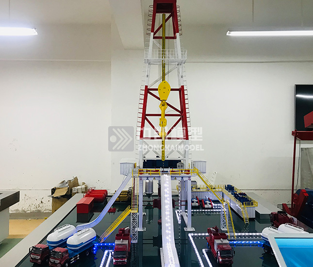 鉆井平臺(tái)仿真模型